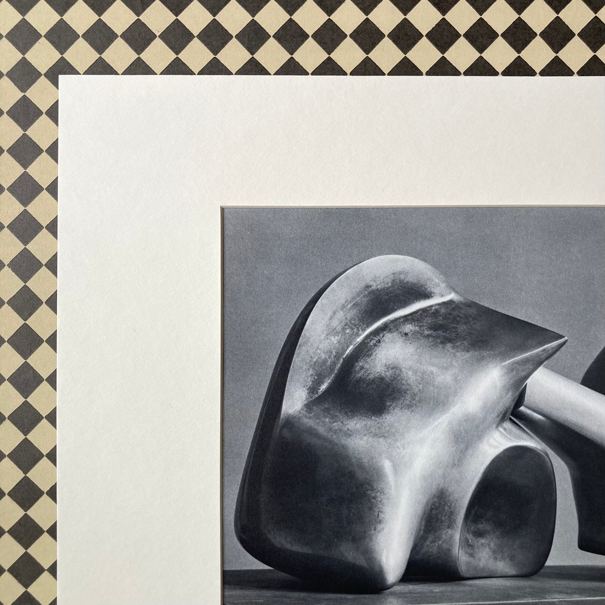 1960s Henry Moore Mounted Print ~ 11 x 14"