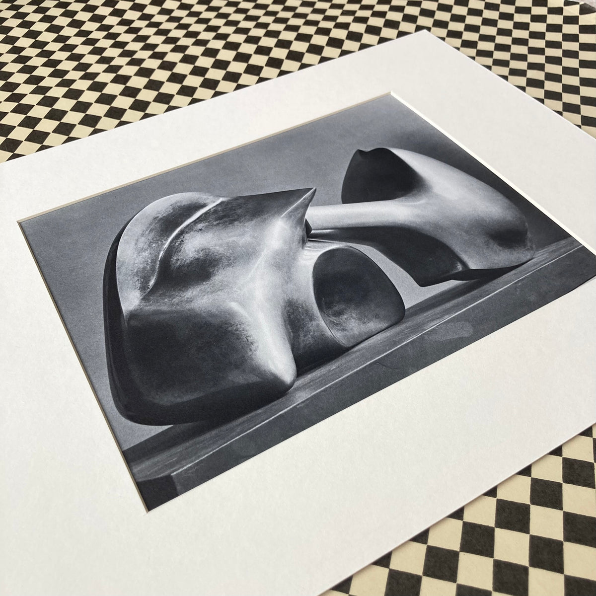 1960s Henry Moore Mounted Print ~ 11 x 14"