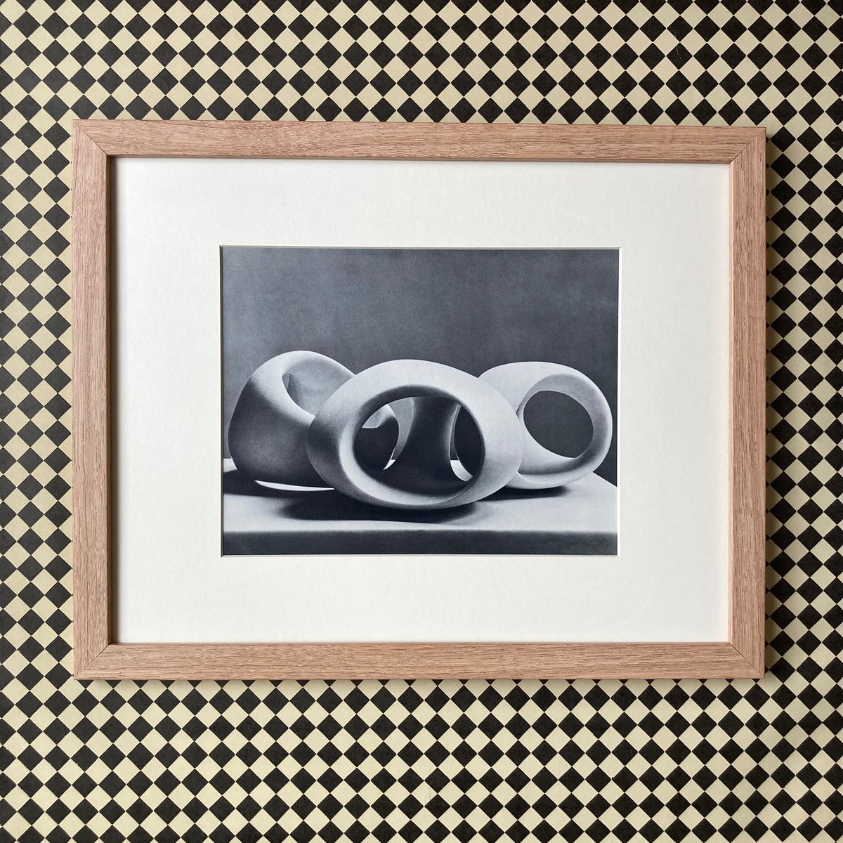 1960s Henry Moore Mounted Print ~ 11 x 14"