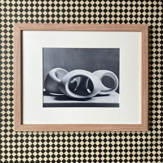 1960s Henry Moore Mounted Print ~ 11 x 14"
