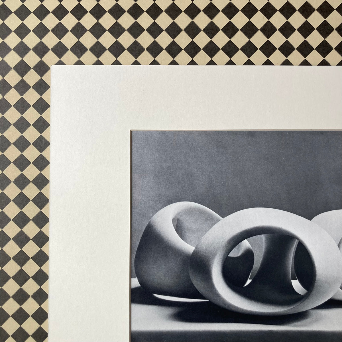 1960s Henry Moore Mounted Print ~ 11 x 14"