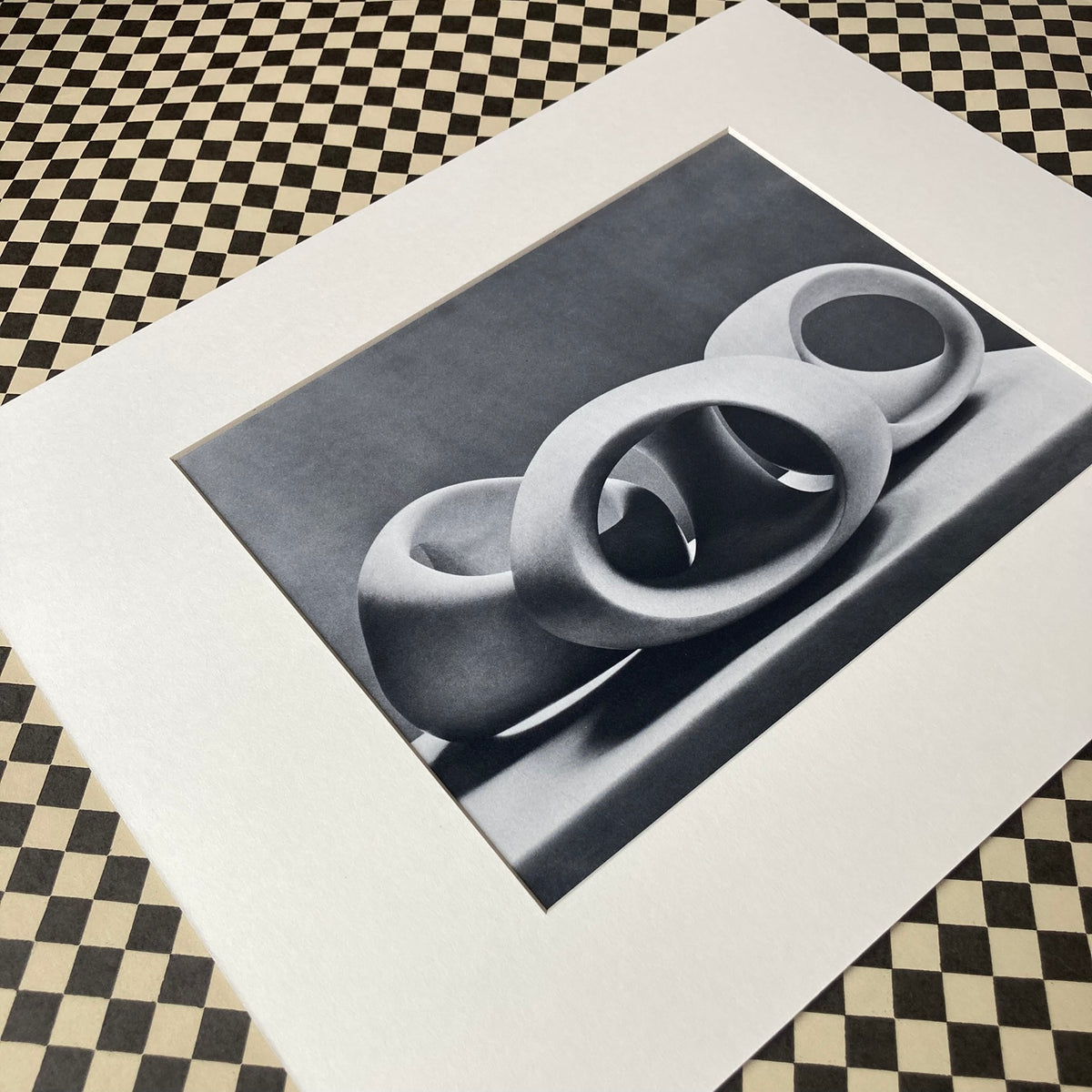 1960s Henry Moore Mounted Print ~ 11 x 14"