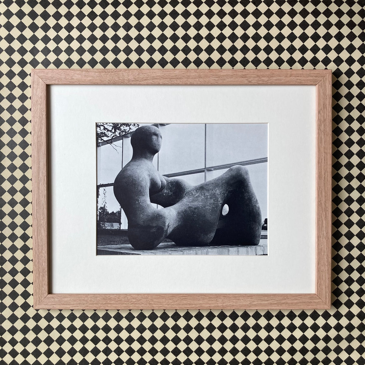 1960s Henry Moore Mounted Print ~ 11 x 14"