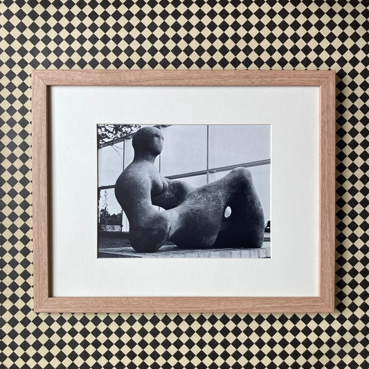 1960s Henry Moore Mounted Print ~ 11 x 14"