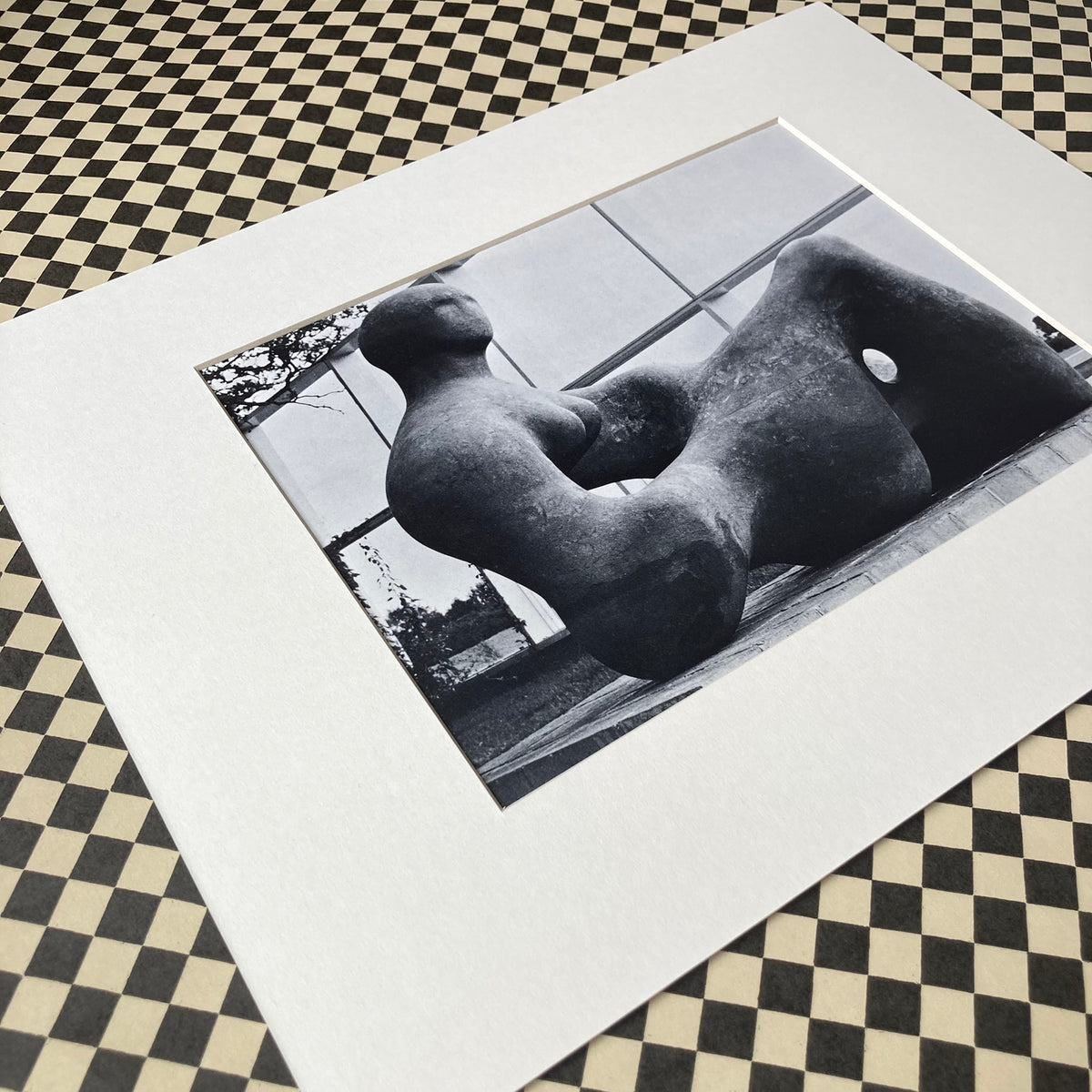 1960s Henry Moore Mounted Print ~ 11 x 14"