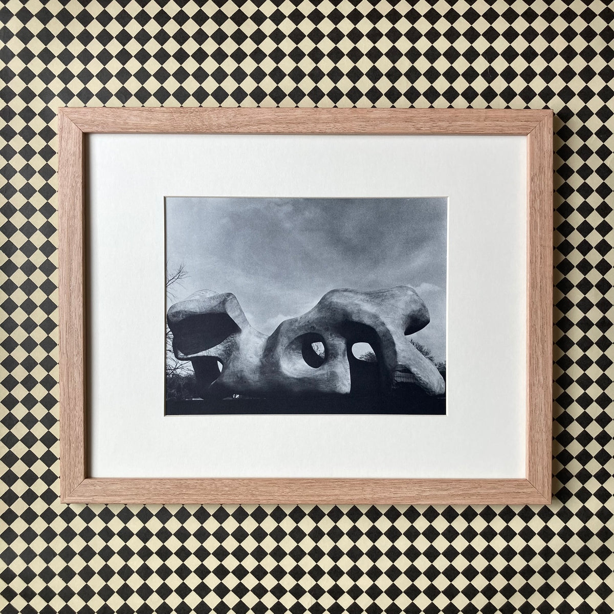 1960s Henry Moore Mounted Print ~ 11 x 14"