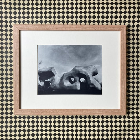 1960s Henry Moore Mounted Print ~ 11 x 14"