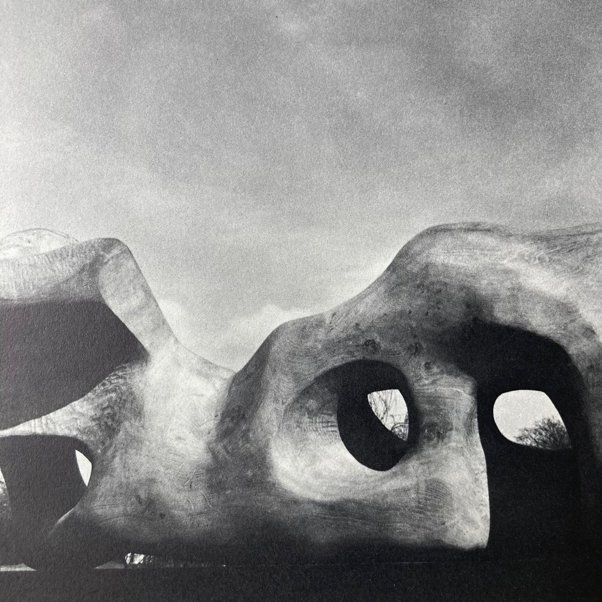 1960s Henry Moore Mounted Print ~ 11 x 14"