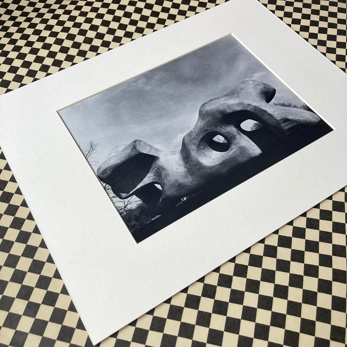 1960s Henry Moore Mounted Print ~ 11 x 14"