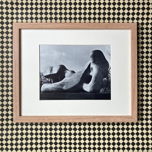 1960s Henry Moore Mounted Print ~ 11 x 14"