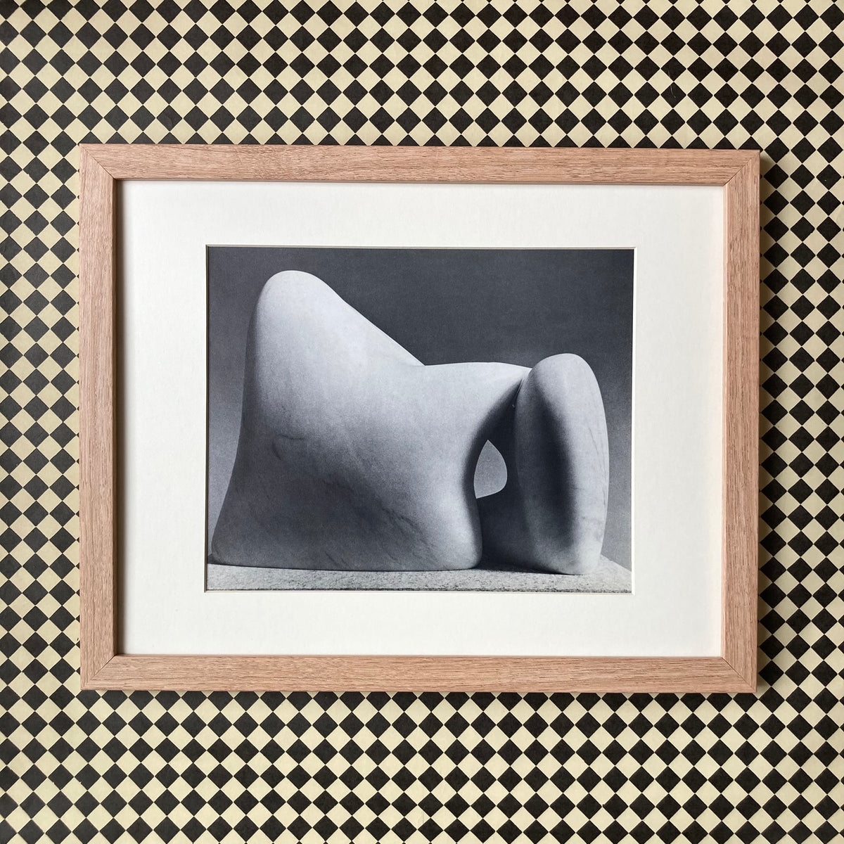 1960s Henry Moore Mounted Print ~ 11 x 14"