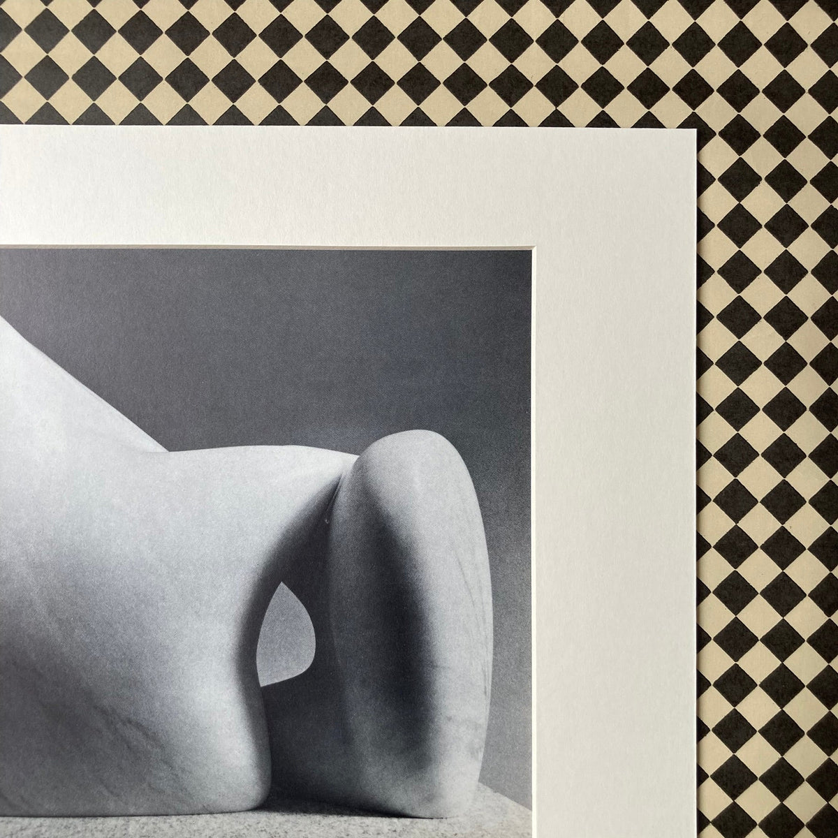 1960s Henry Moore Mounted Print ~ 11 x 14"