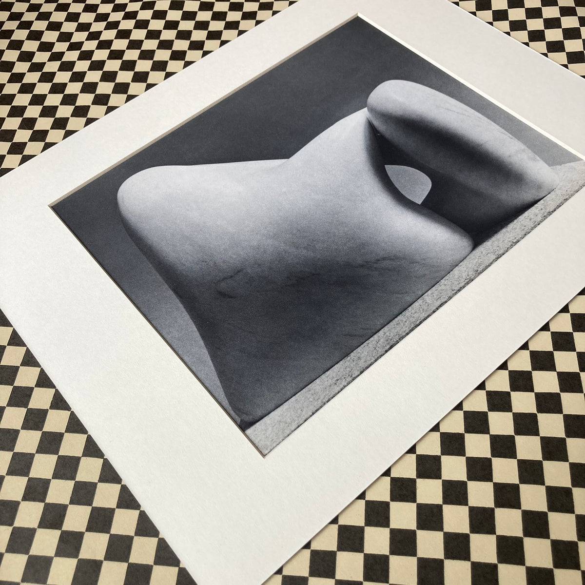 1960s Henry Moore Mounted Print ~ 11 x 14"
