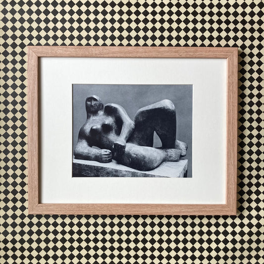 1960s Henry Moore Mounted Print 11 x 14"