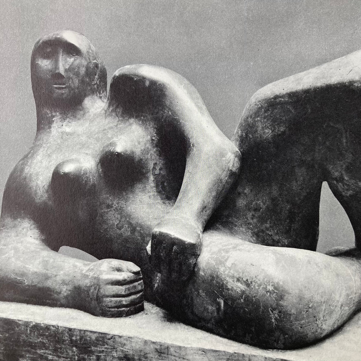 1960s Henry Moore Mounted Print 11 x 14"