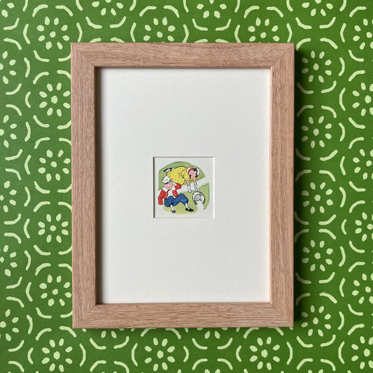 1950s Jack & Jill Mounted Print ~ 8 x 6"